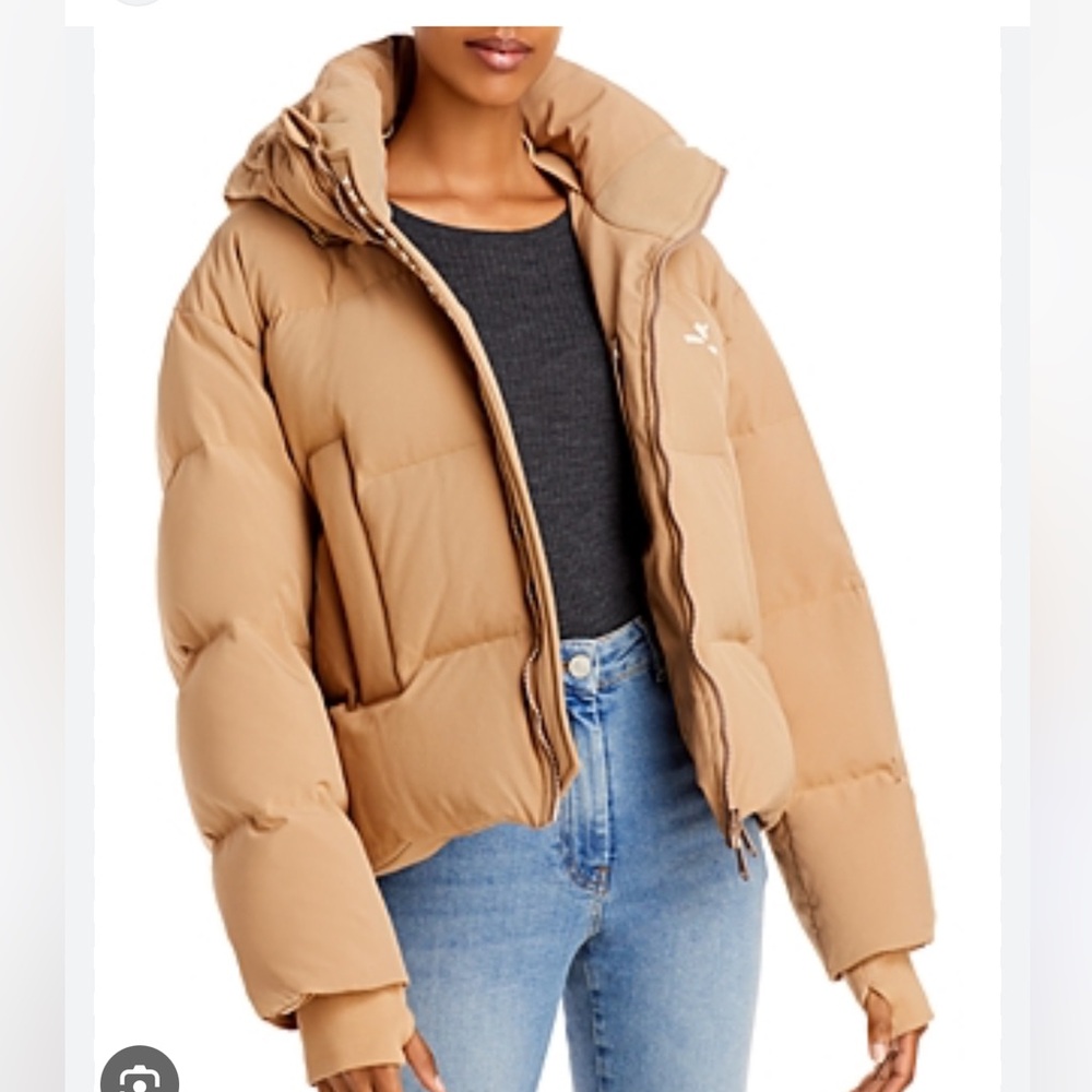 The Arrivals Aer Women's Tan Puffer Jacket